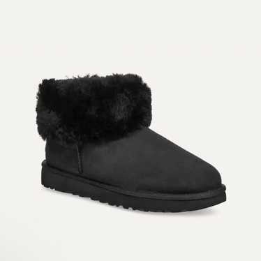 Ugg classic mini fluff in black