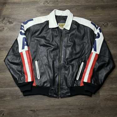 Vintage VINTAGE 90’s USA LEATHER JACKET PHASE 2