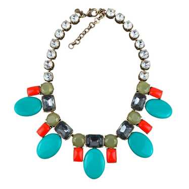 J.Crew J Crew Rhinestone Statement Necklace Turquo