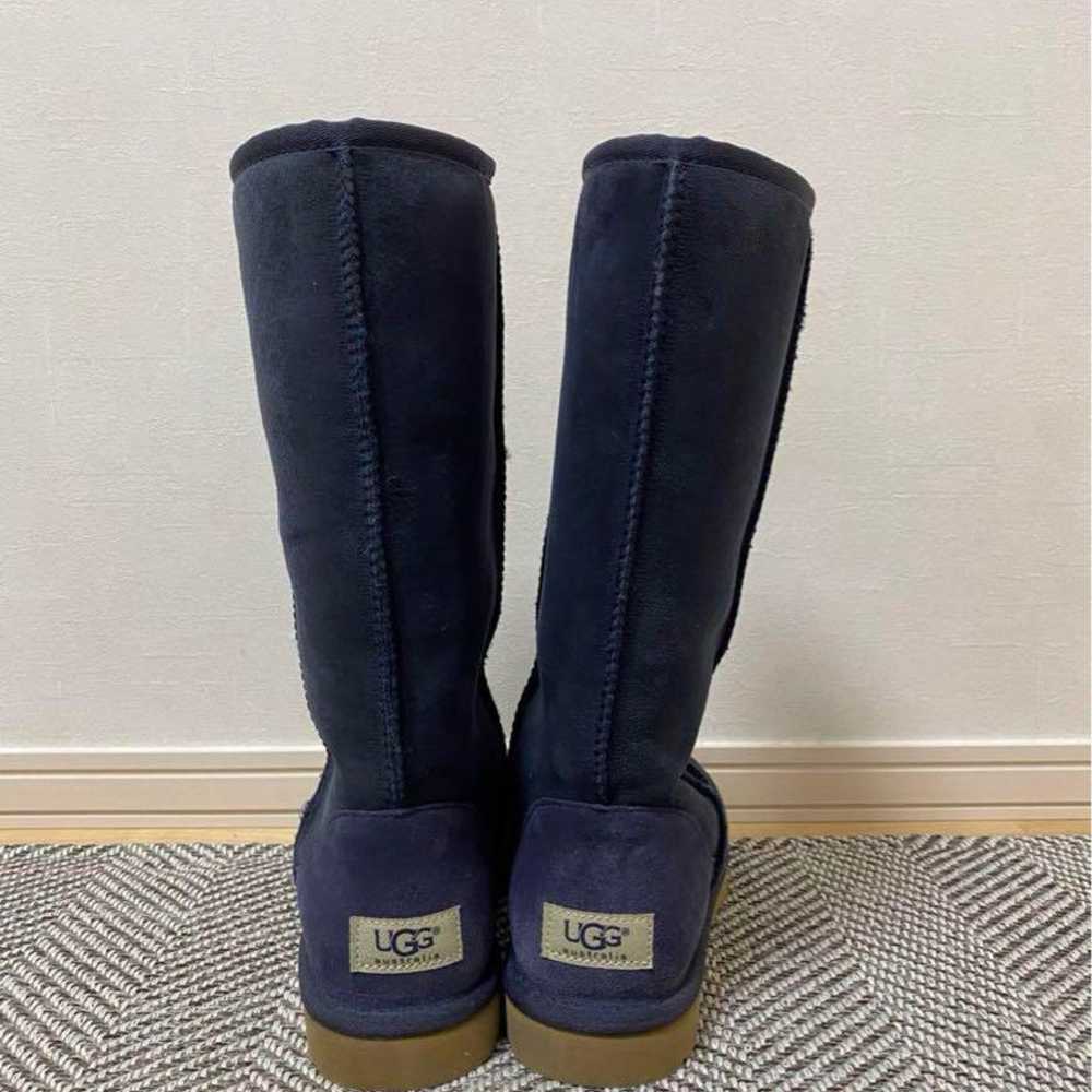 UGG sheepskin boots navy approximately 38cm - image 3