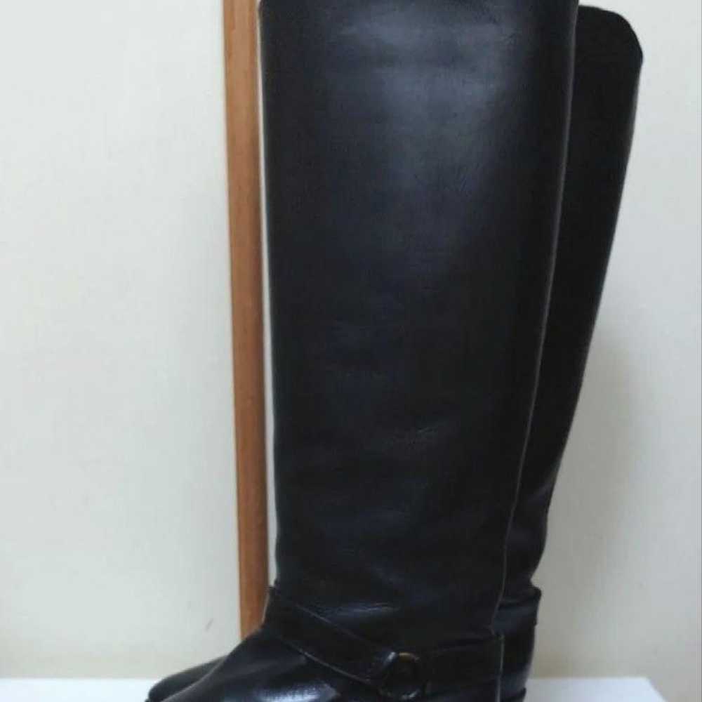 Cole Haan Genuine Leather Long Boots Black - image 4