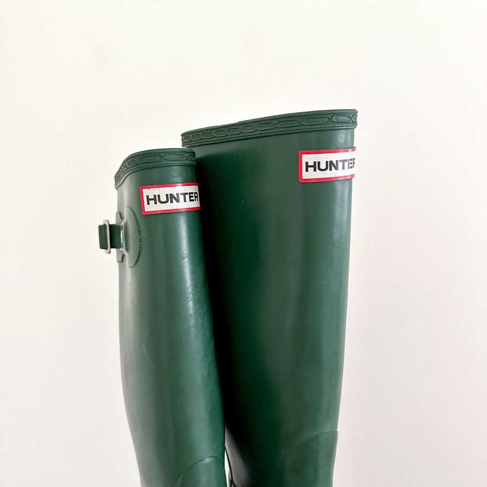 Hunter Original Tall Rubber Outdoor Rain Boots Gr… - image 3