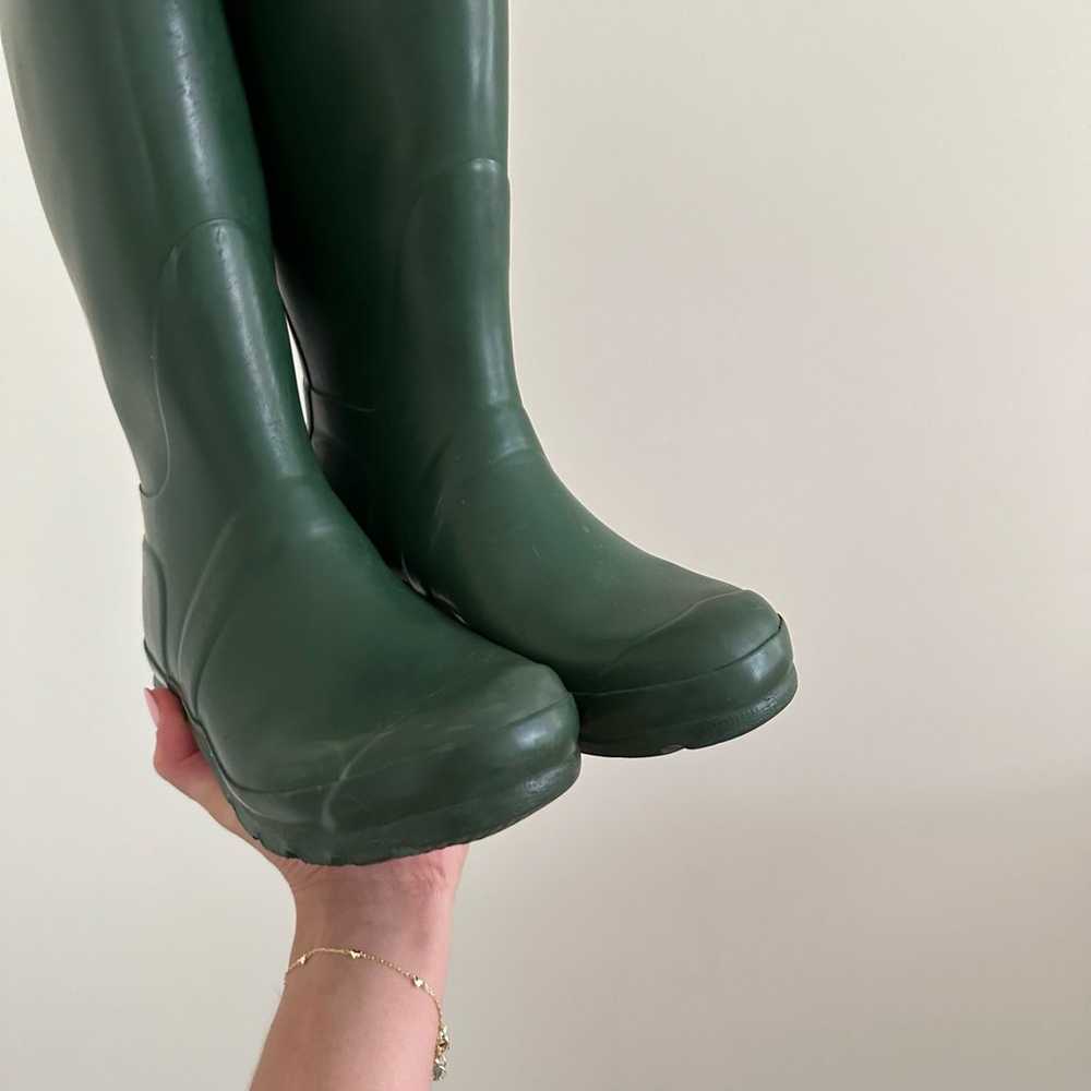 Hunter Original Tall Rubber Outdoor Rain Boots Gr… - image 5