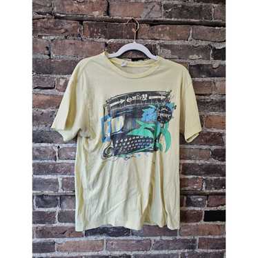 Band Tees × Hanes Vintage Emery Size Small Yellow… - image 1