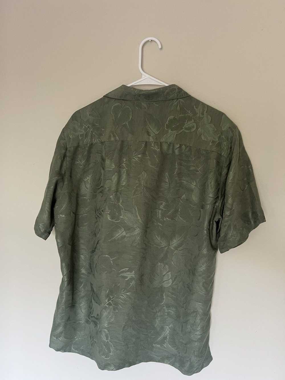 Batik Bay × Vintage Green Button Up T Shirt - image 2