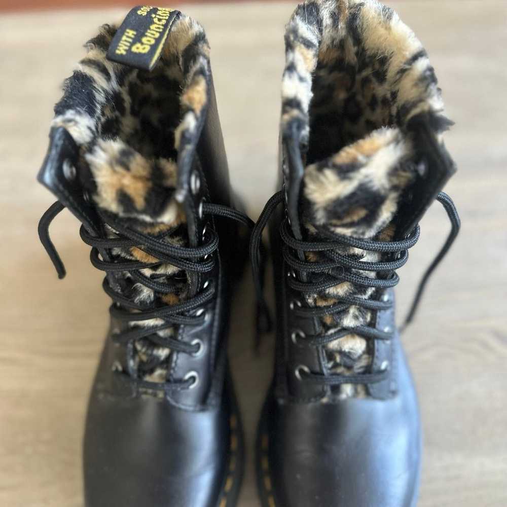 Dr. Martens Women's 1460 Serena Leopard Faux Fur … - image 7