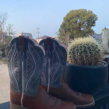 Ariat Western Boots Square Turquoise Square Toe