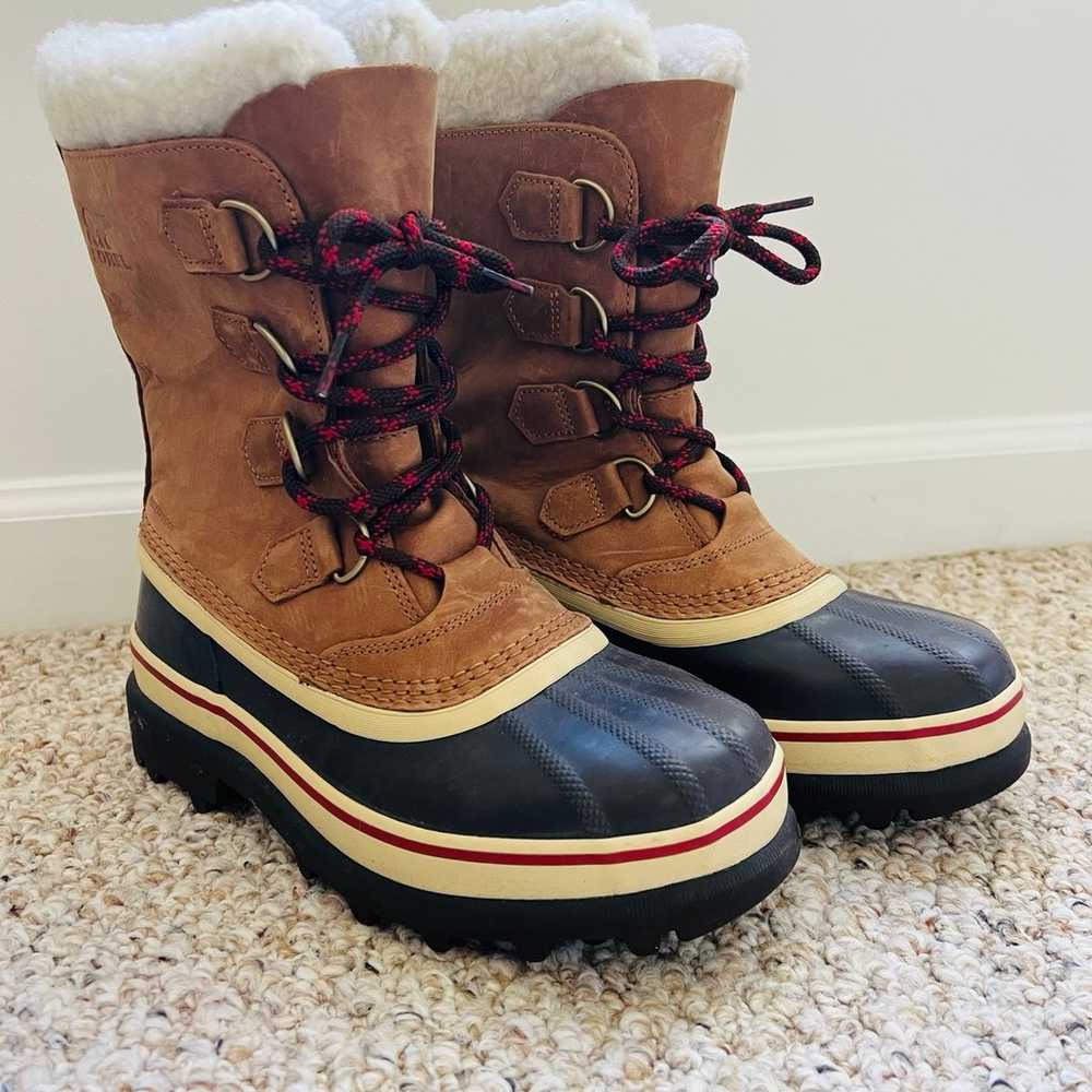 NWOT SOREL Caribou Size 6.5 Buff Waterproof Women… - image 1