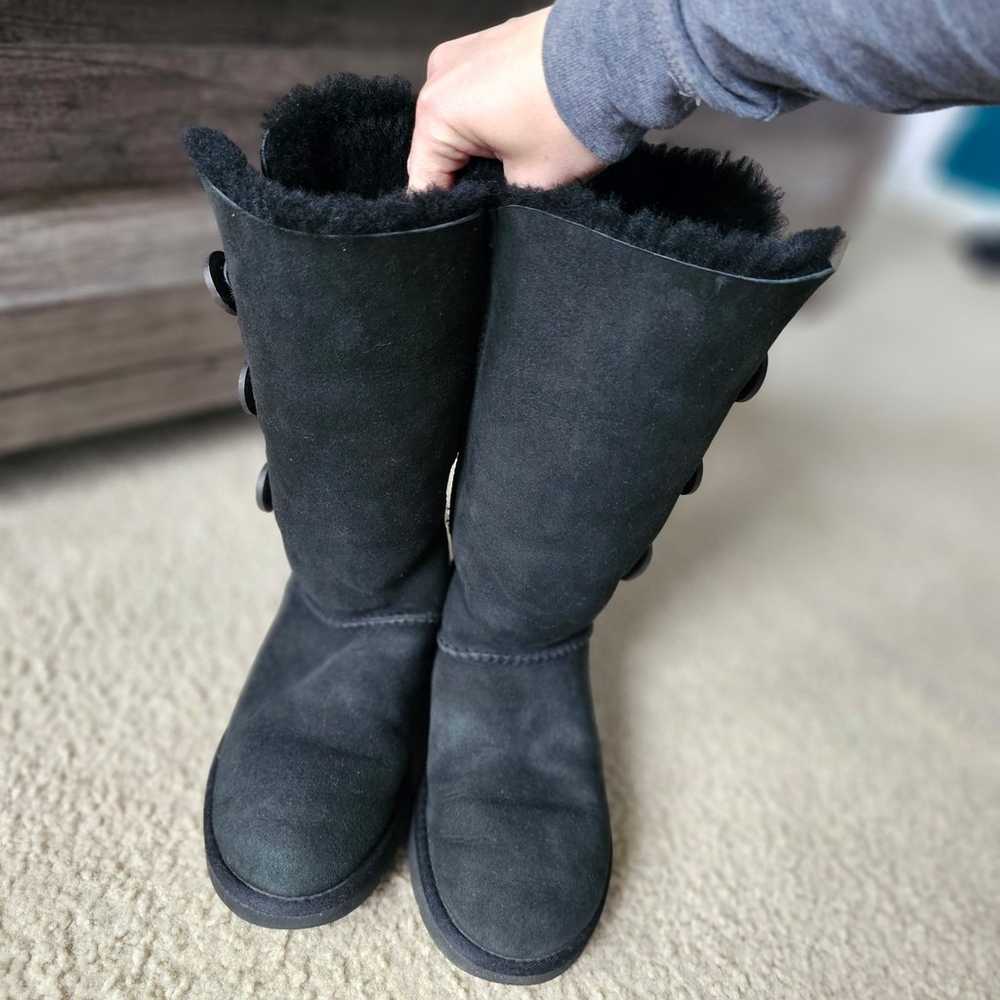 UGG classic tall triplet bailey button boots blac… - image 10