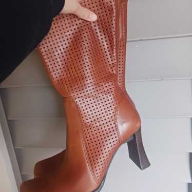 Vintage square toe boots