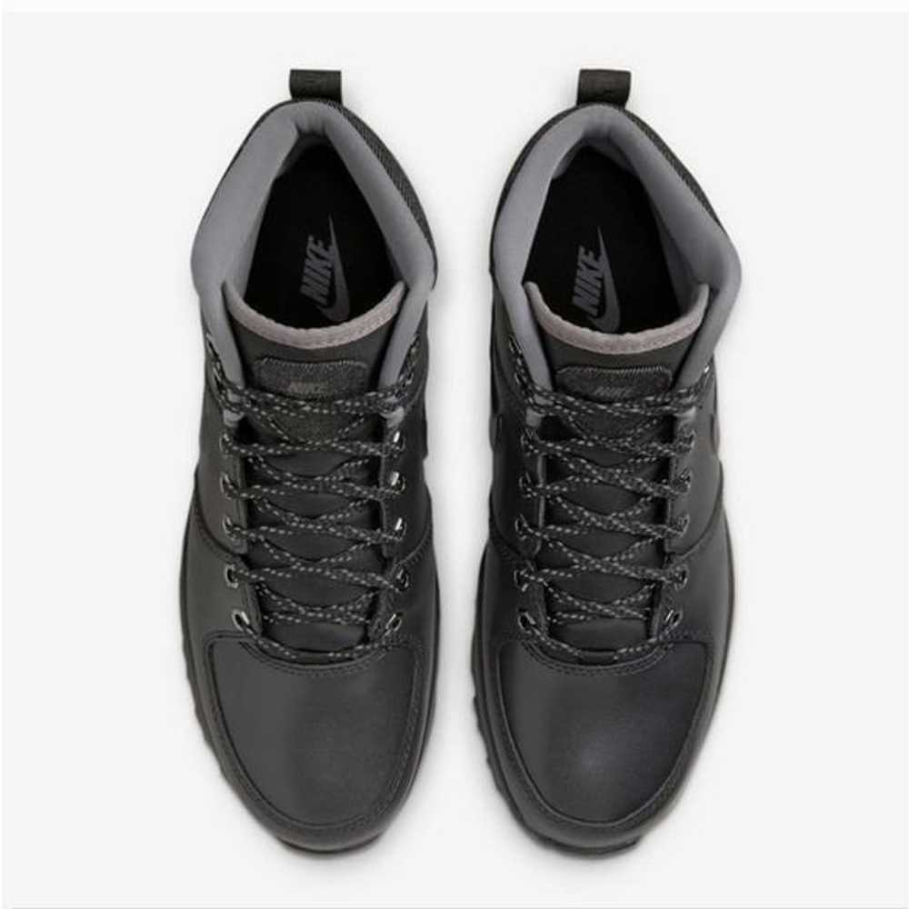 Nike Manoa Leather Black on Black Non Marking Sol… - image 3