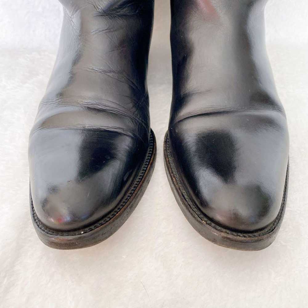 SARTORE♡ Sartore Genuine Leather Black Long Boots… - image 12