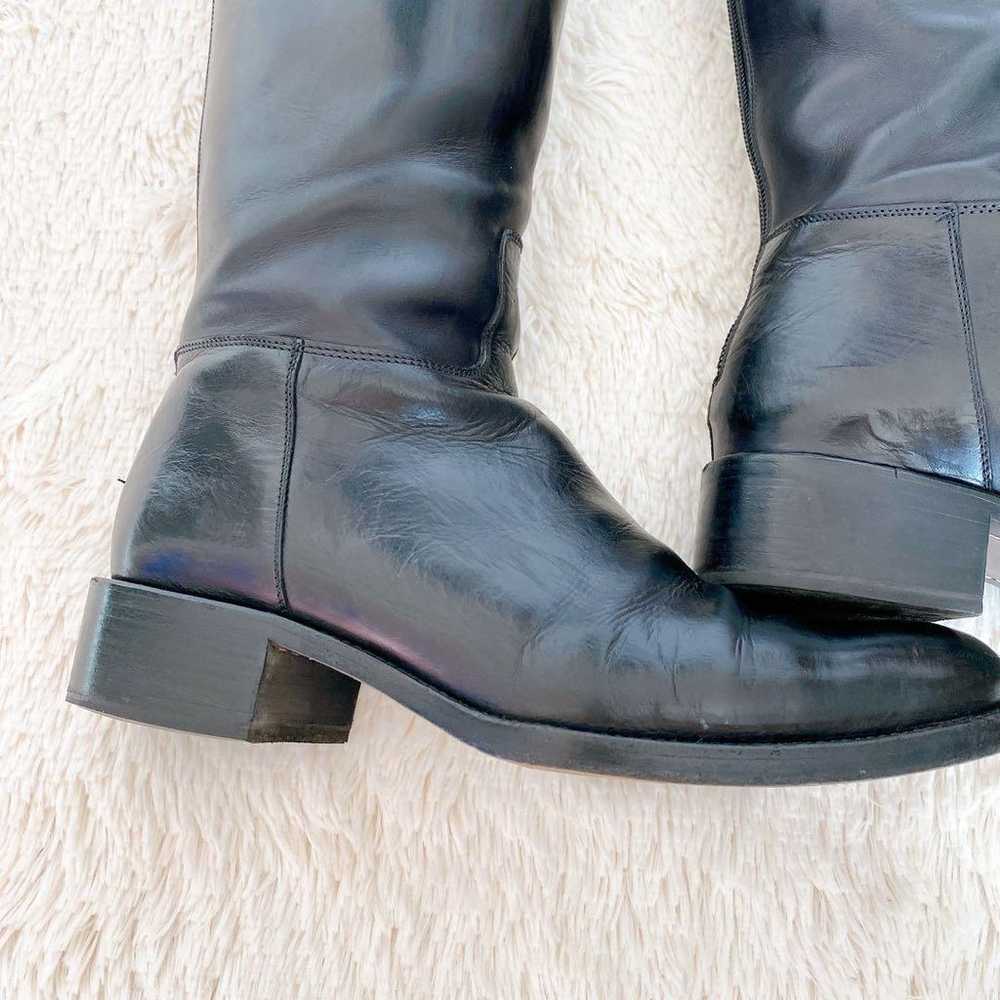 SARTORE♡ Sartore Genuine Leather Black Long Boots… - image 8