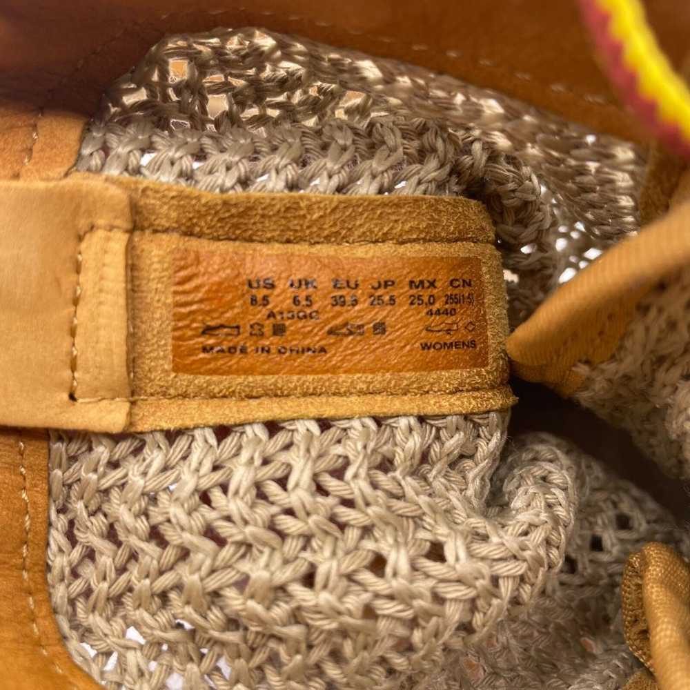 Timberland Crochet Hi Open Weave Woven Knit Tan L… - image 10