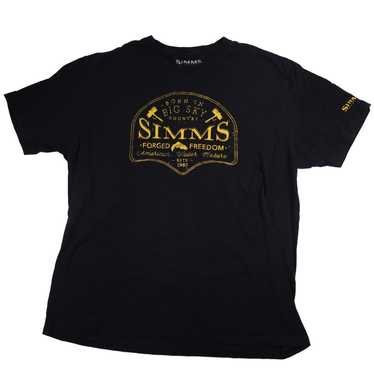 Simms Simms Fishing Spellout Graphic T Shirt