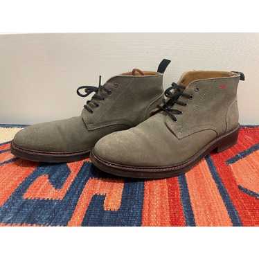 Rare Nic Kacy Gray Suede Desert Boots Size 36 EUC… - image 1