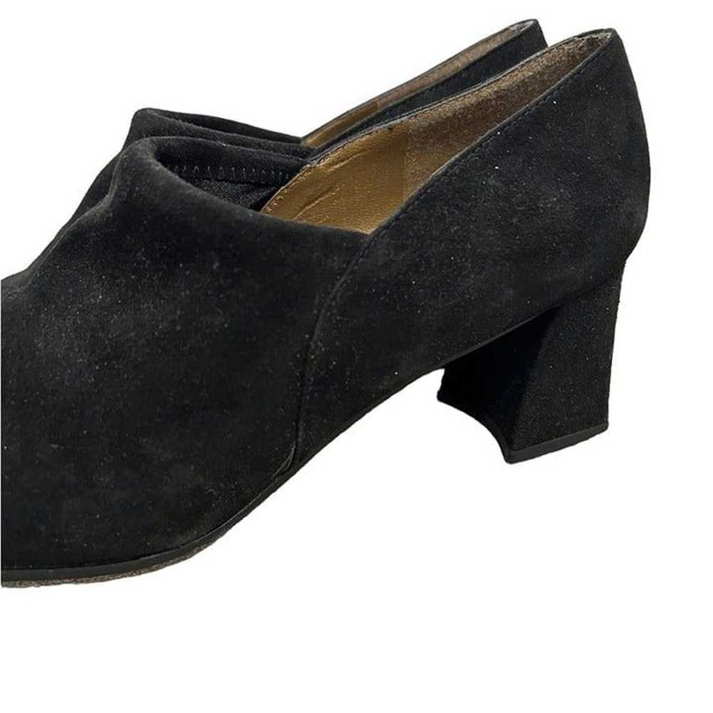 STUART WEITZMAN Vintage Black Suede Osopaco Close… - image 4