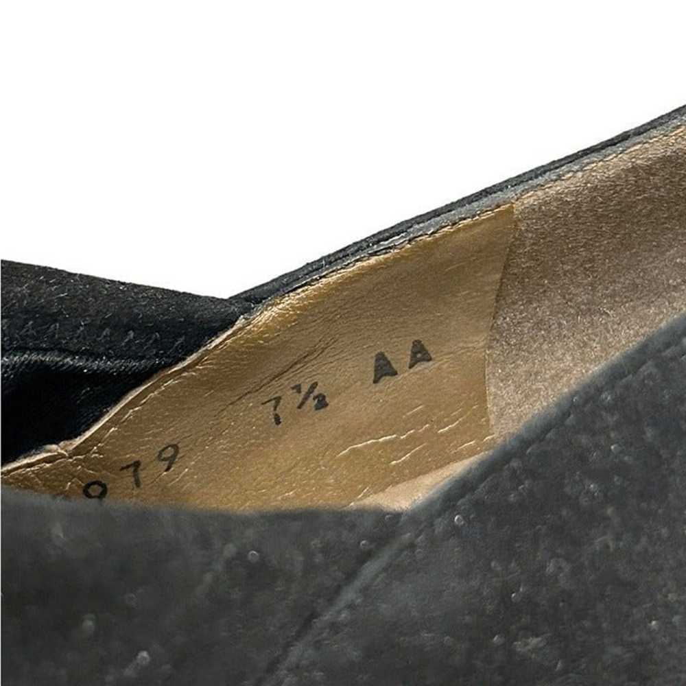 STUART WEITZMAN Vintage Black Suede Osopaco Close… - image 8