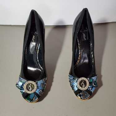 Vintage Baby Phat heels size 8B shine - image 1