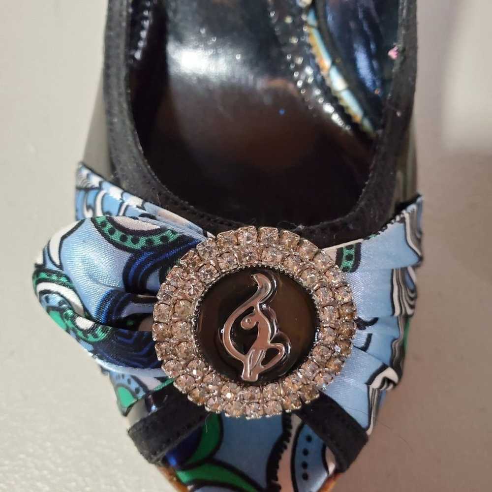 Vintage Baby Phat heels size 8B shine - image 2