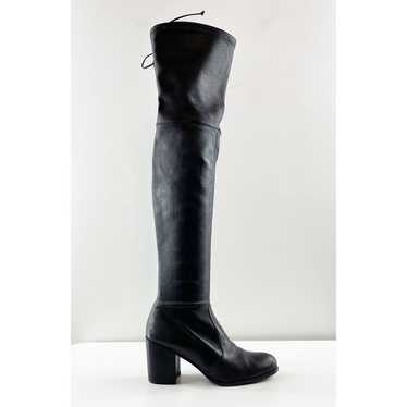 Stuart Weitzman Tieland Stretch Nappa Leather Ove… - image 1