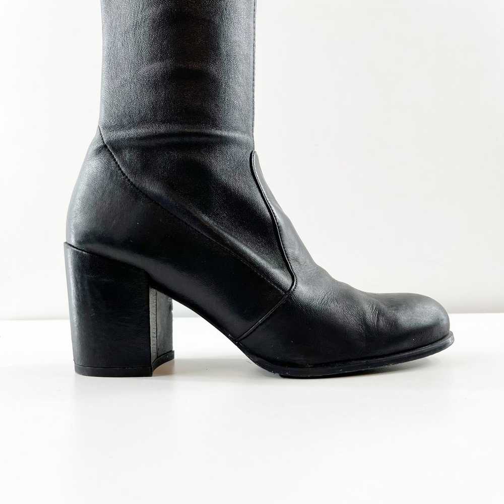 Stuart Weitzman Tieland Stretch Nappa Leather Ove… - image 3