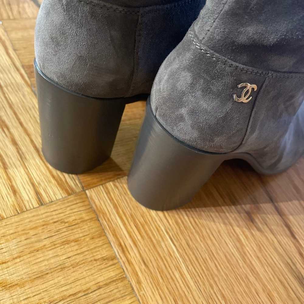 CHANEL SUEDE BOOTS - image 10