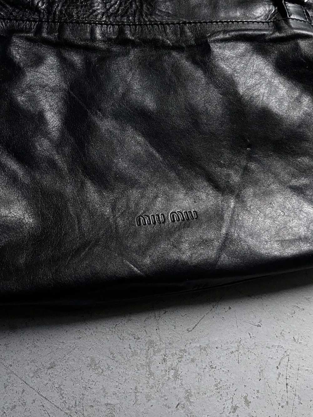 Miu Miu 2000s Miu Miu - cowhide messager bag - image 7