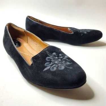 Clarks Artisan Black Alitay Kallen Embroidered Fl… - image 1