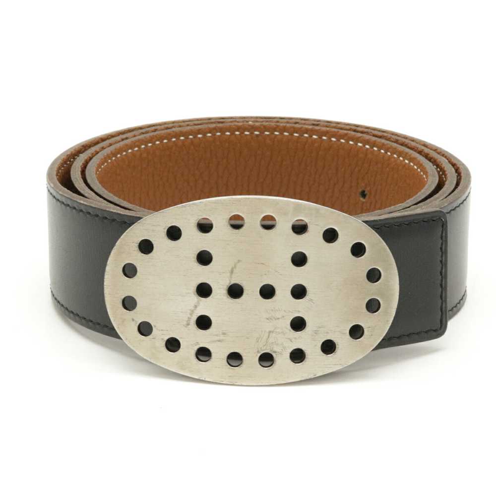 Hermes Evelyn Reversible Belt Box Calf Taurillon … - image 1