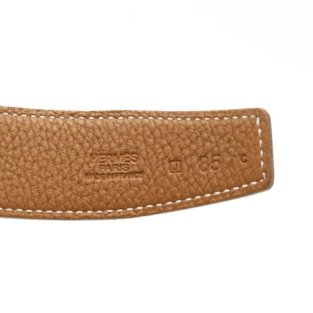 Hermes Evelyn Reversible Belt Box Calf Taurillon … - image 6