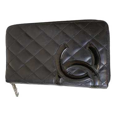 Chanel Cambon leather clutch