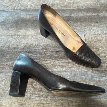 Vintage Bottega Veneta leather heels