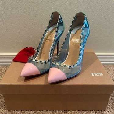 Christian Louboutin size 35 LISABETH 100 PAT/PVC/S