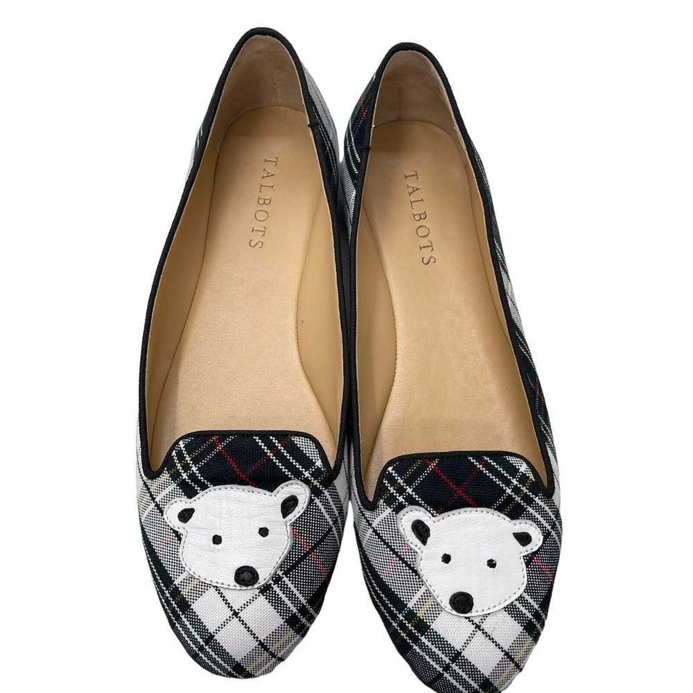 Talbots Flats Georgina Tartan Plaid Polar Bear Si… - image 7