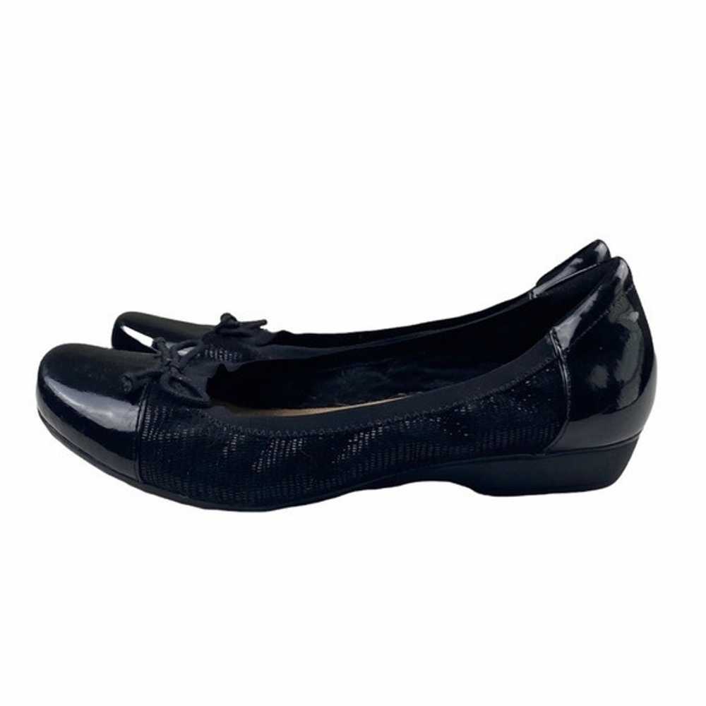 Clarks Women's Candra Glow Ballet Flat Black 6.5 - image 2