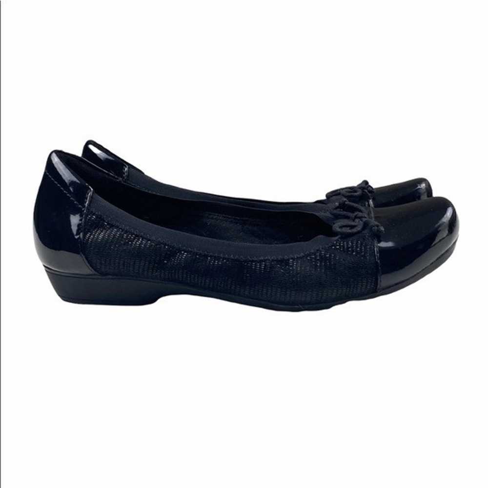 Clarks Women's Candra Glow Ballet Flat Black 6.5 - image 4