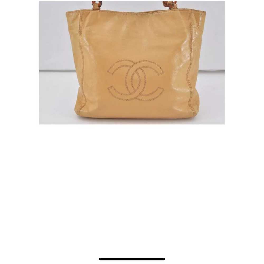 Chanel Leather tote - image 2