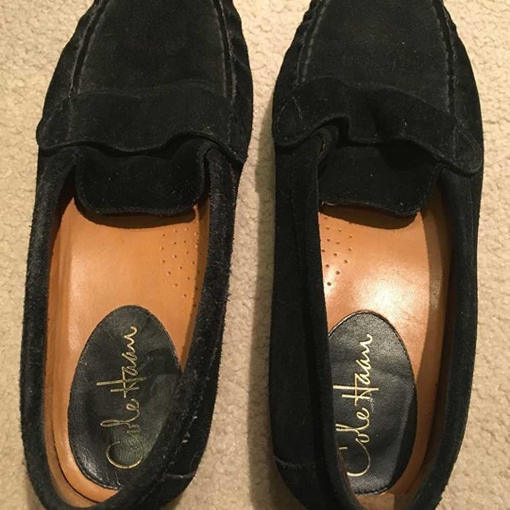 Cole Haan Black flats – Nike air, size 8B, worn a… - image 1