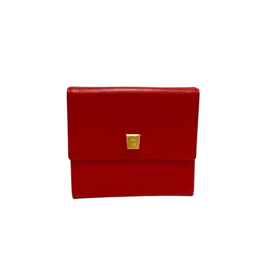 Dior Bifold Wallet leather Red - image 1