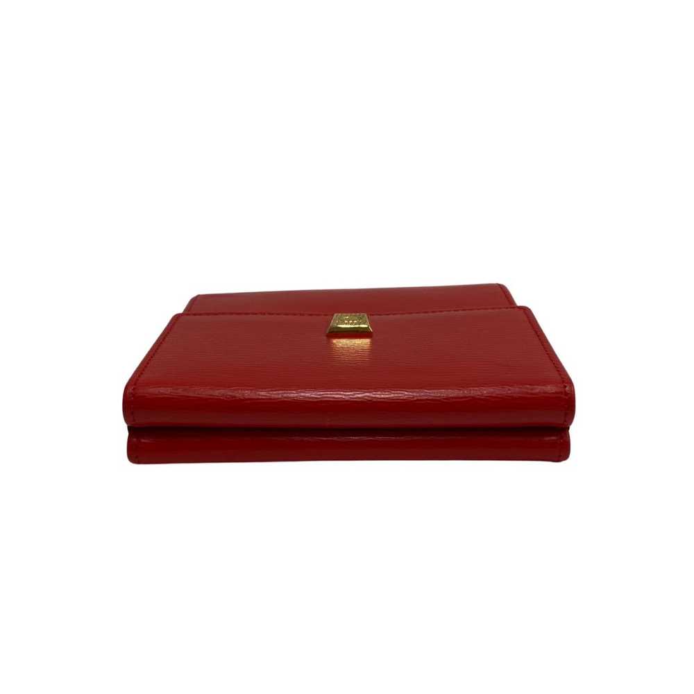 Dior Bifold Wallet leather Red - image 4