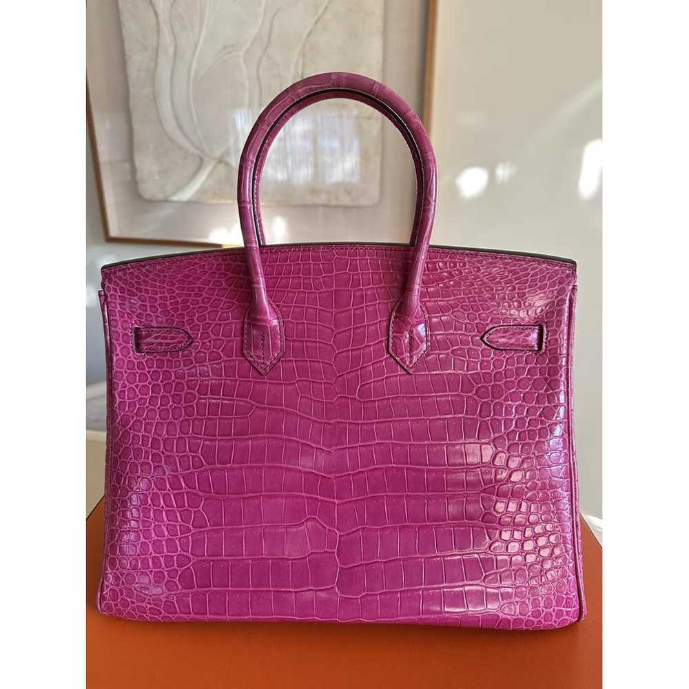 Hermès Birkin 35 crocodile handbag - image 2