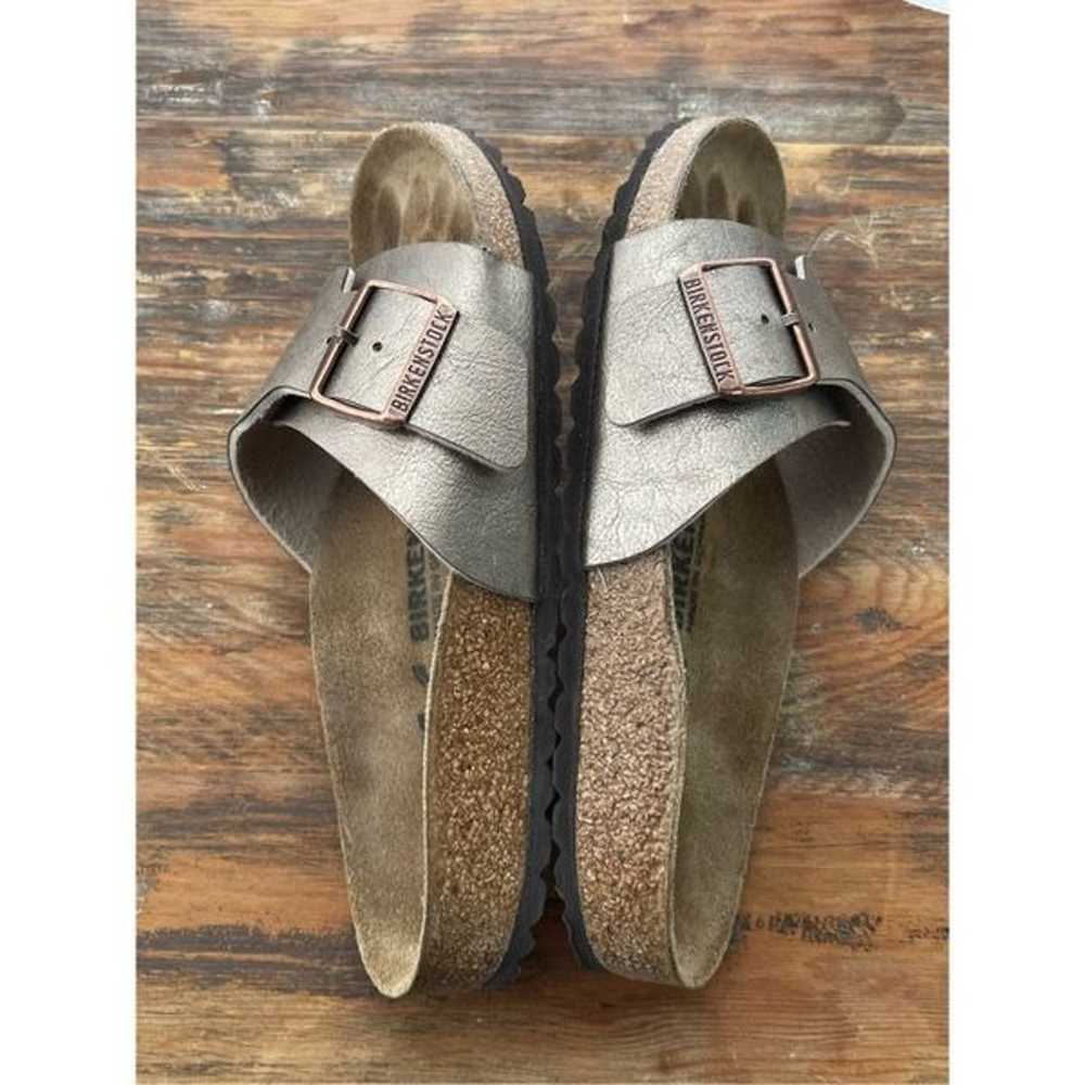 Birkenstock Catalina Birko Flor Graceful Taupe Le… - image 3