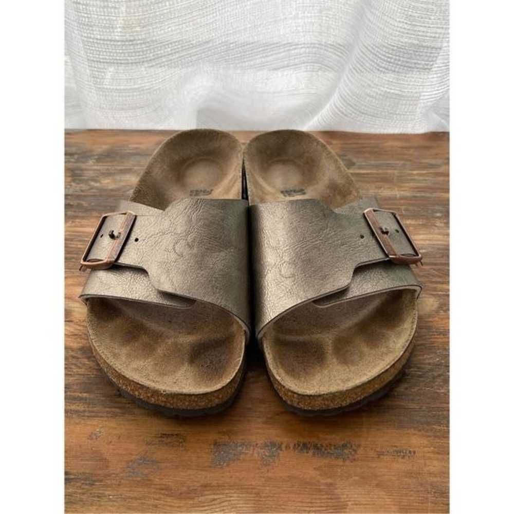 Birkenstock Catalina Birko Flor Graceful Taupe Le… - image 7