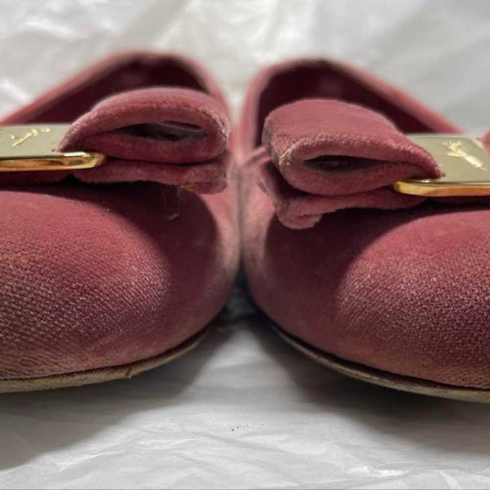 Salvatore Ferragamo Flat Shoes 5 1/2 D Pink - image 4