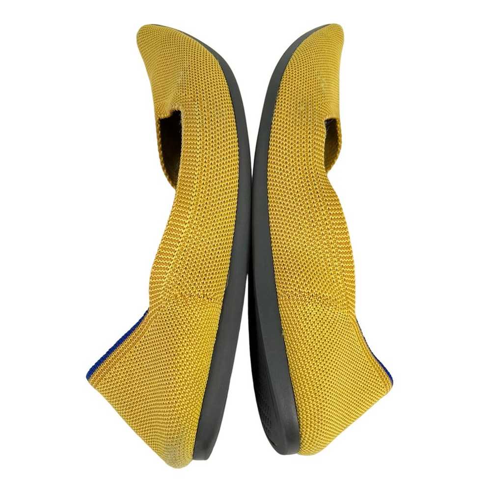 Rothy’s The Point Slip-On Flats Marigold Yellow G… - image 7