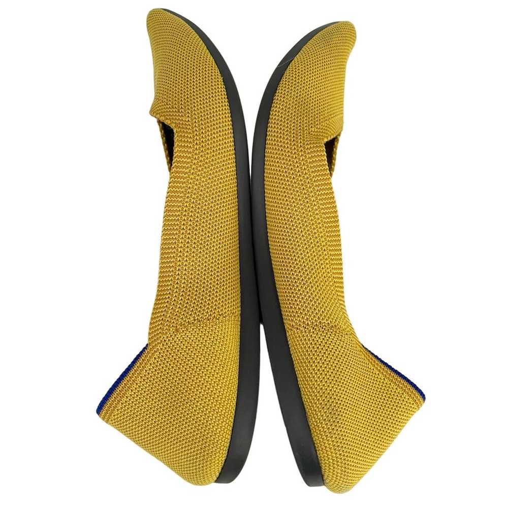 Rothy’s The Point Slip-On Flats Marigold Yellow G… - image 8