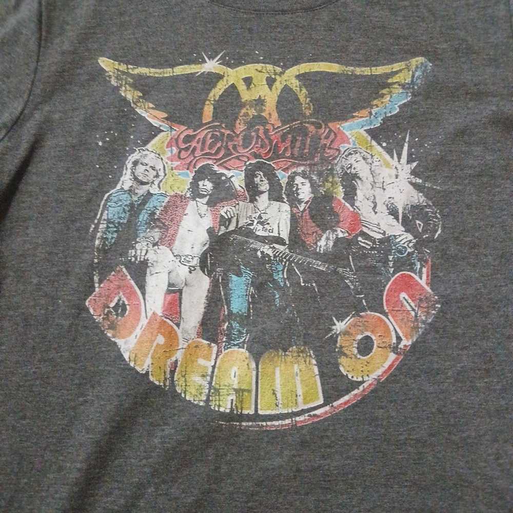 Aerosmith Dream On Concert Tshirt women's size me… - image 2