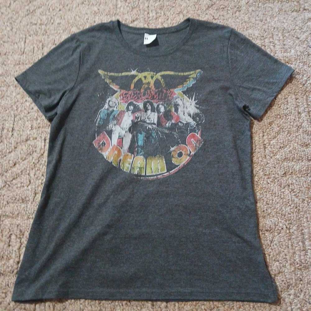 Aerosmith Dream On Concert Tshirt women's size me… - image 3