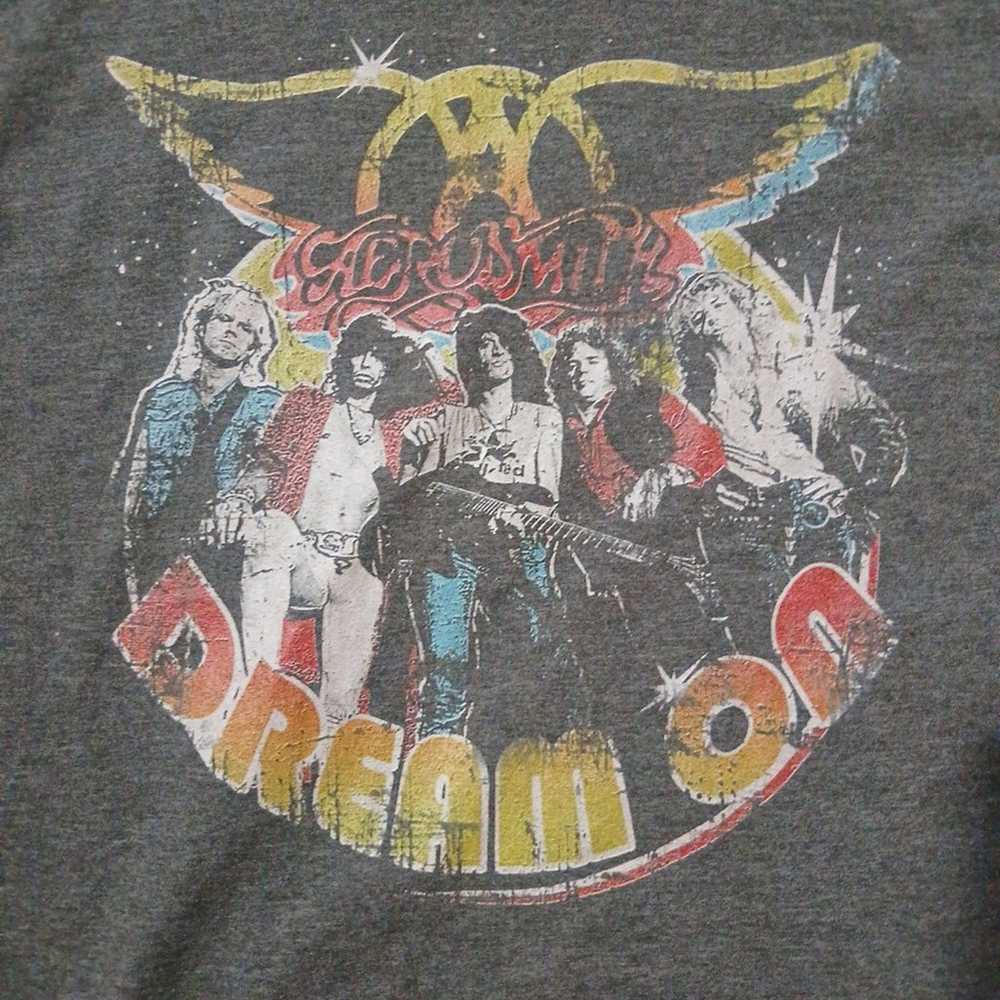 Aerosmith Dream On Concert Tshirt women's size me… - image 4